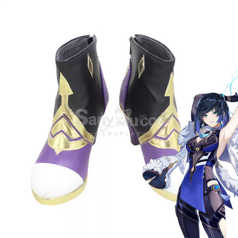 Game Genshin Impact Cosplay Yelan Cosplay Shoes