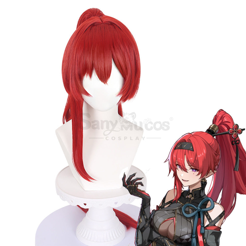 【In Stock】Game Wuthering Waves Cosplay Yinlin Ponytail Wig Wigs