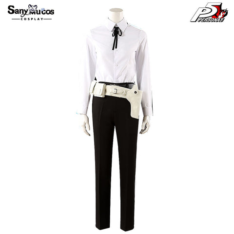 【Custom-Tailor】Game Persona 3 Cosplay Makoto Yuki Battle Suit Costume Costumes