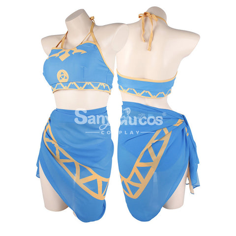 【In Stock】Game The Legend of Zelda Cosplay Princess Zelda Swimsuit Cosplay Costume