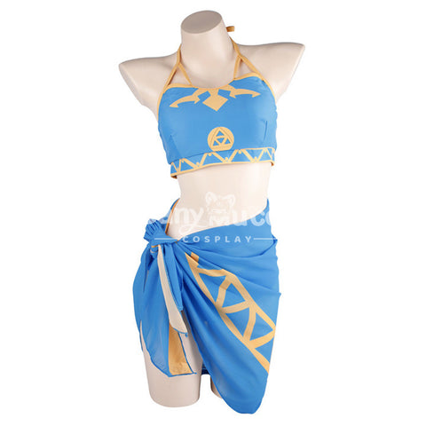 【In Stock】Game The Legend of Zelda Cosplay Princess Zelda Swimsuit Cosplay Costume