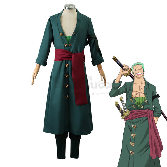 【In Stock】Anime One Piece Cosplay Zoro Wano Country Cosplay Costume 1000