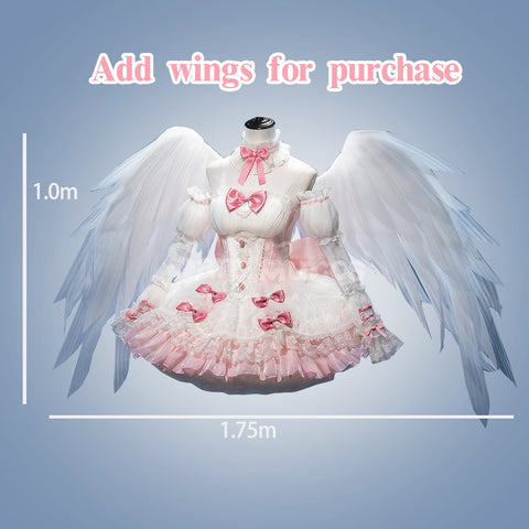 【Pre-Sale】Anime Shugo Chara! Cosplay Tsukiyomi Utau Angel Cosplay Costume