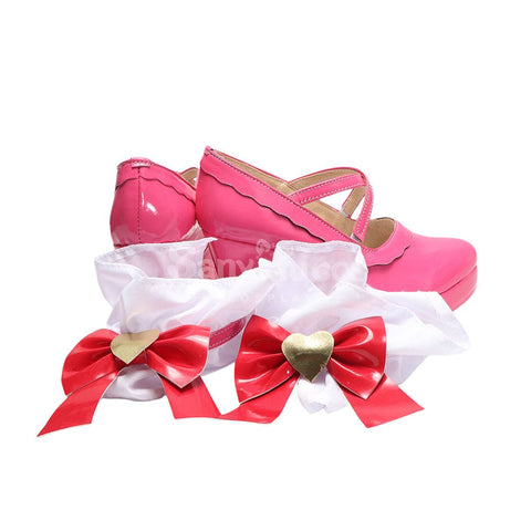 Anime Aikatsu! Cosplay Ichigo Hoshimiya Cosplay Shoes Cosplay Shoes Boots