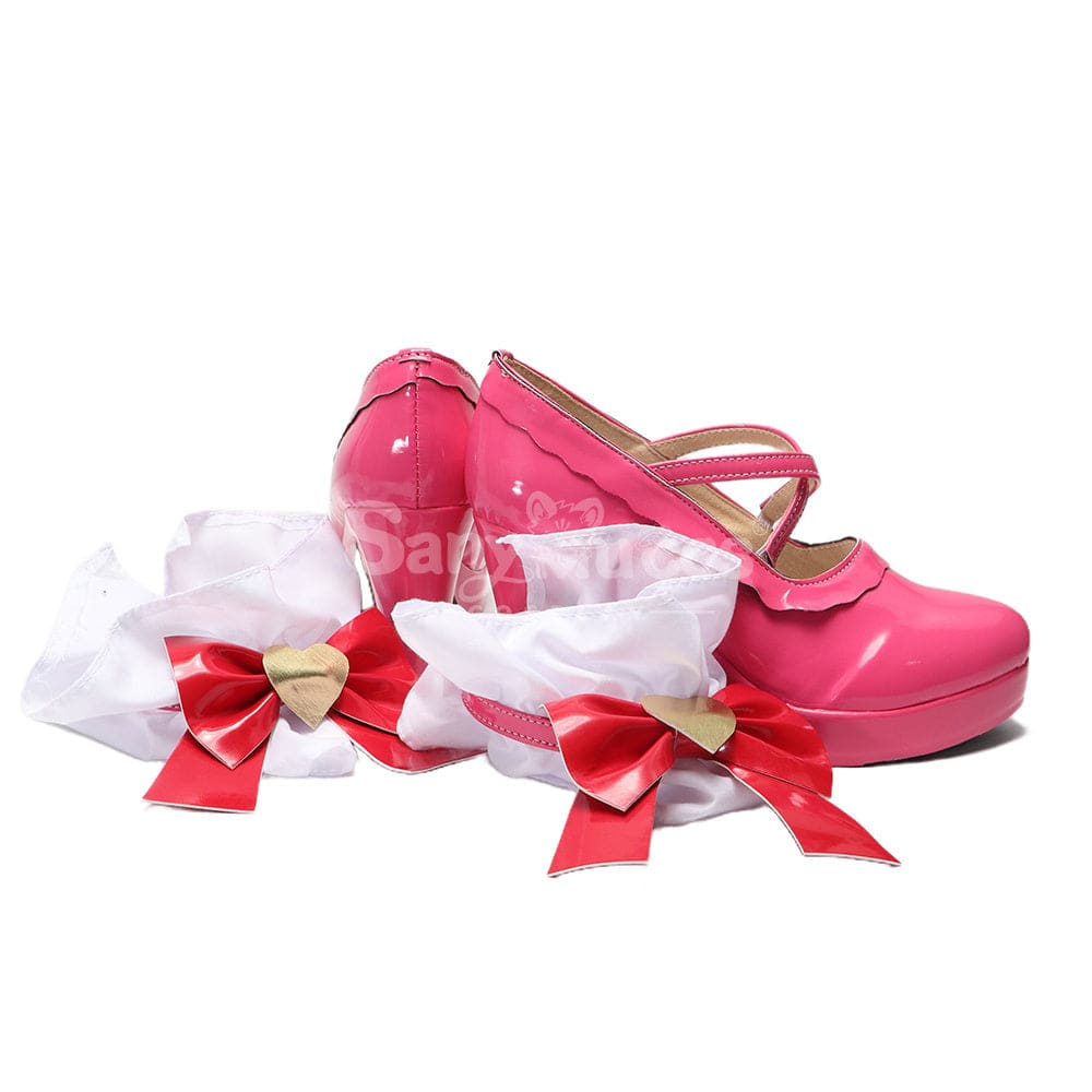 Anime Aikatsu! Cosplay Ichigo Hoshimiya Cosplay Shoes Cosplay Shoes Boots