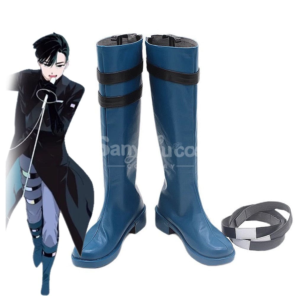 Anime Alien Stage Black Sorrow Cosplay Alien Stage Ivan Cosplay Shoes Cosplay Shoes Boots