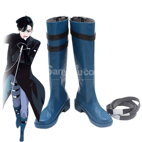 Anime Alien Stage Black Sorrow Cosplay Alien Stage Ivan Cosplay Shoes Cosplay Shoes Boots