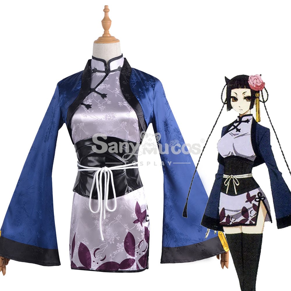 Anime Black Butler Cosplay Lady Ran Mao Cape Costume Costumes