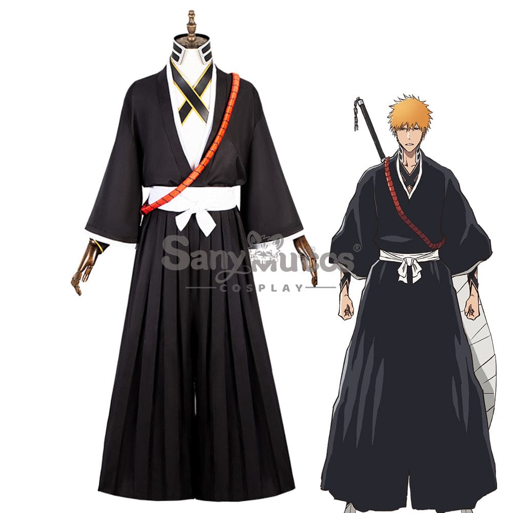 Anime Bleach Cosplay Kurosaki Ichigo Costume Costumes