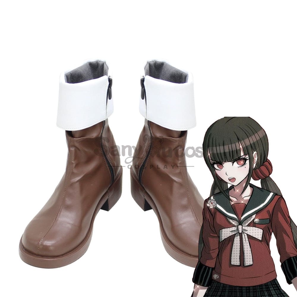 Anime Danganronpa Cosplay Maki Harukawa Shoes Boots