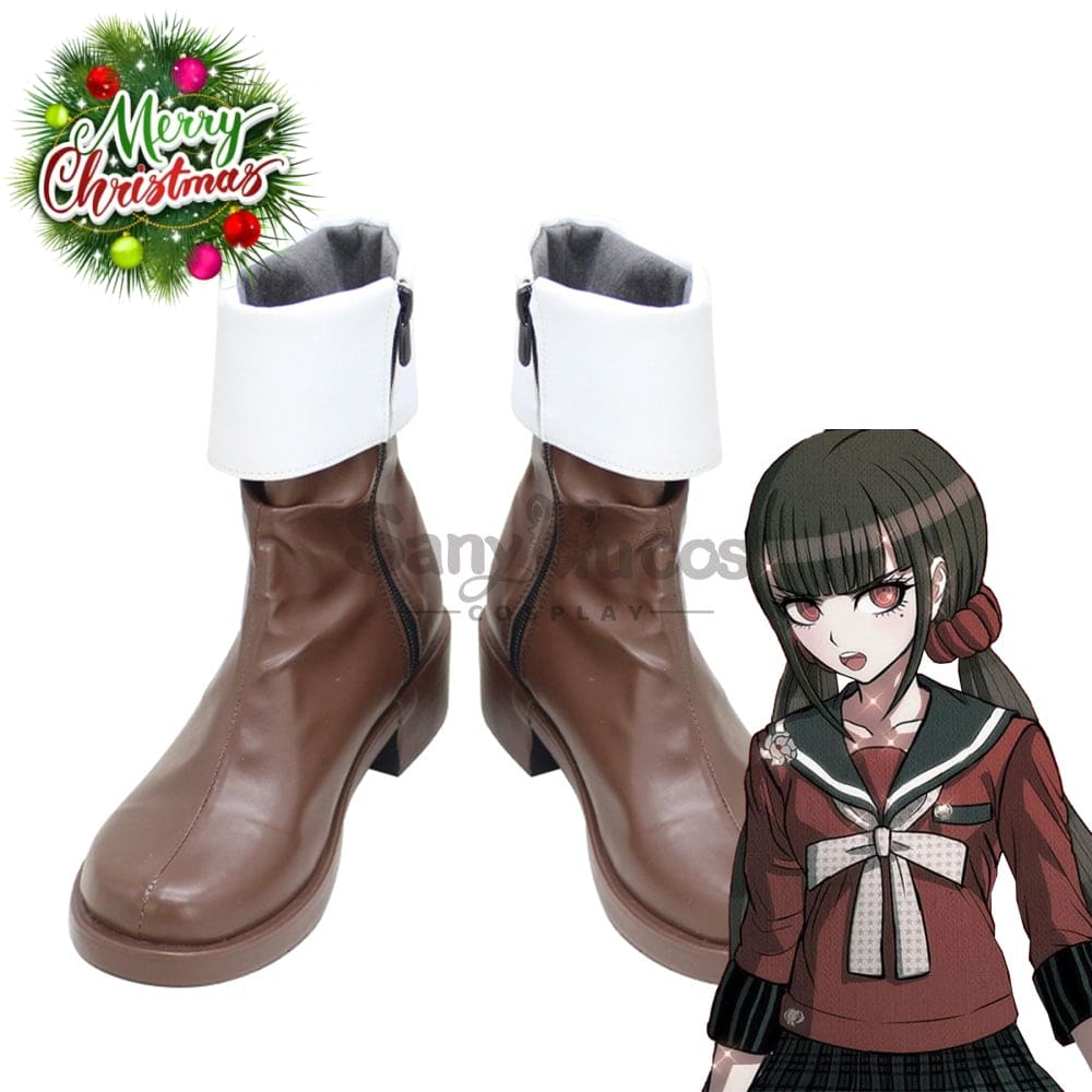 Anime Danganronpa Cosplay Maki Harukawa Shoes Boots