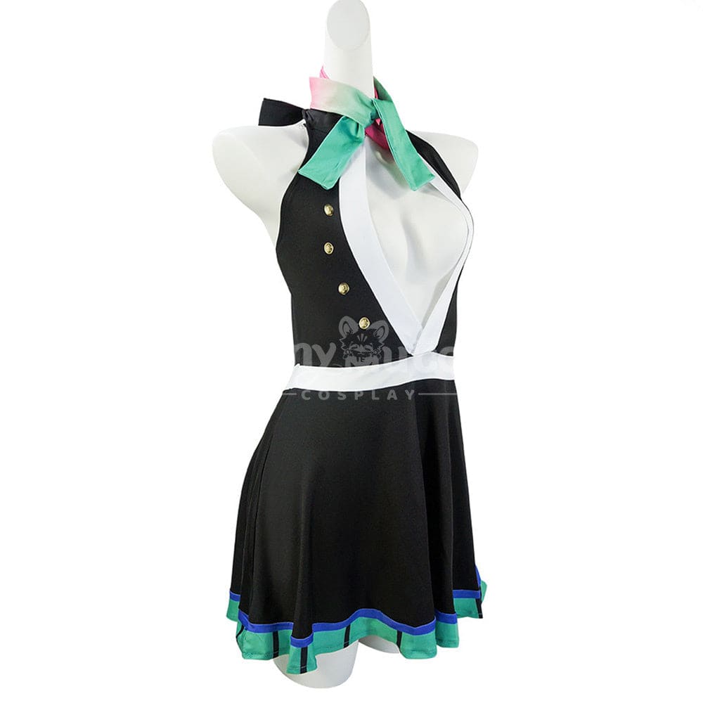 Anime Demon Slayer Cosplay Kanroji Mitsuri Kisatsutai Swimsuit Costume Costumes