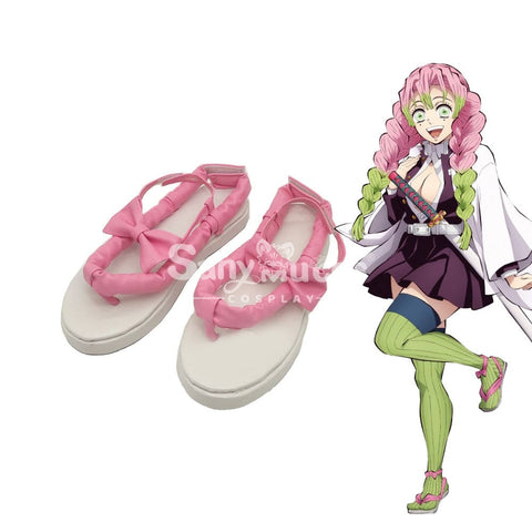 Anime Demon Slayer Cosplay Kanroji Mitsuri Shoes Boots