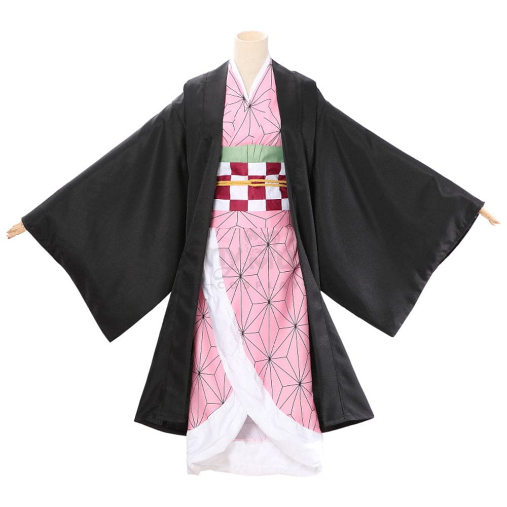 Anime Demon Slayer: Kimetsu No Yaiba Cosplay Nezuko Kamado Costume Plus Size Costumes