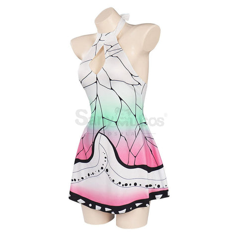 Anime Demon Slayer: Kimetsu No Yaiba Cosplay Shinobu Kochō Swimsuit Costume Costumes