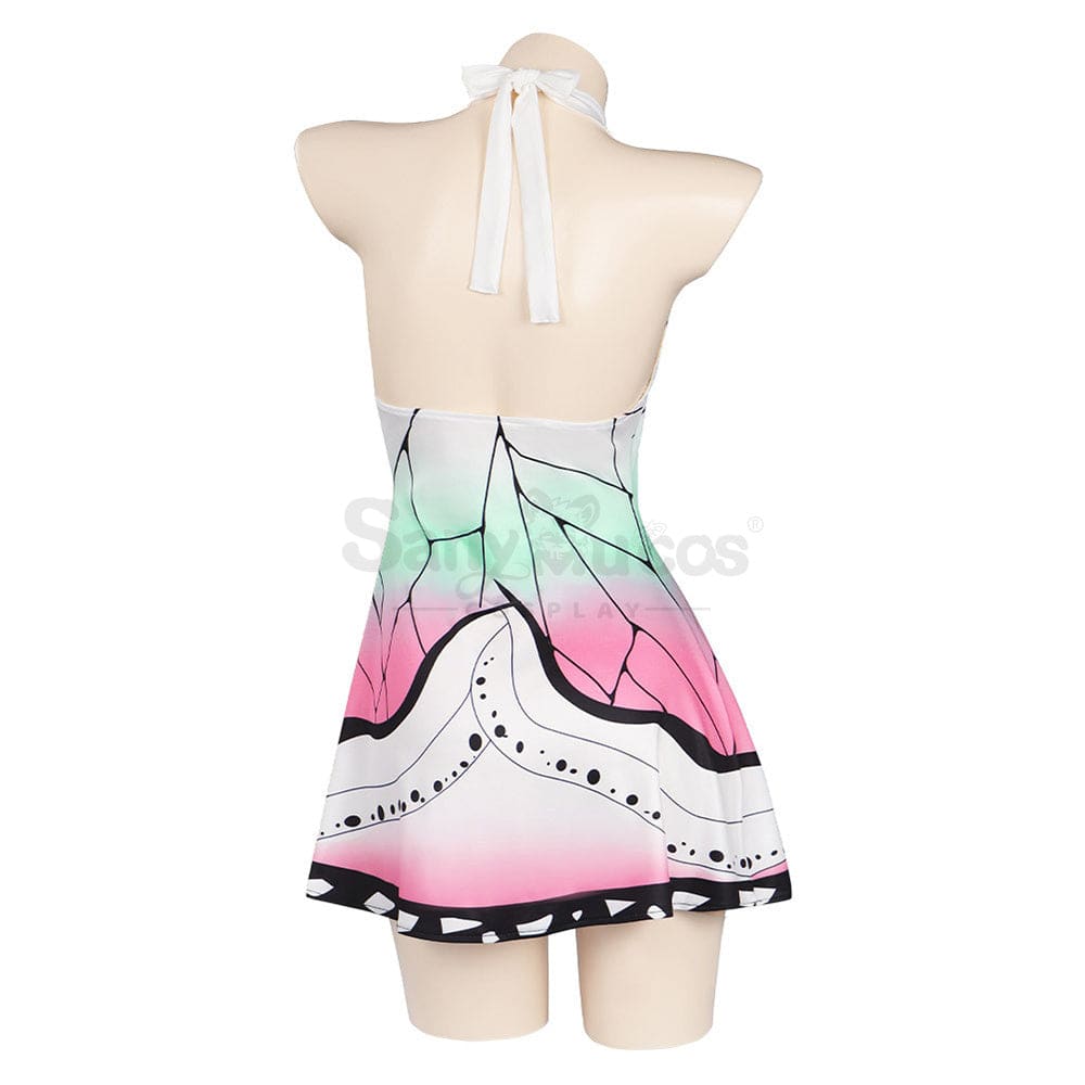 Anime Demon Slayer: Kimetsu No Yaiba Cosplay Shinobu Kochō Swimsuit Costume Costumes