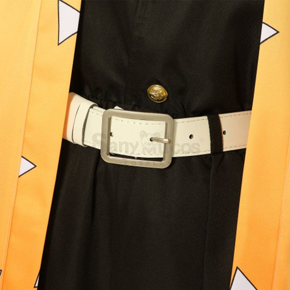 Anime Demon Slayer: Kimetsu No Yaiba Cosplay Zenitsu Agatsuma Costume Plus Size Costumes