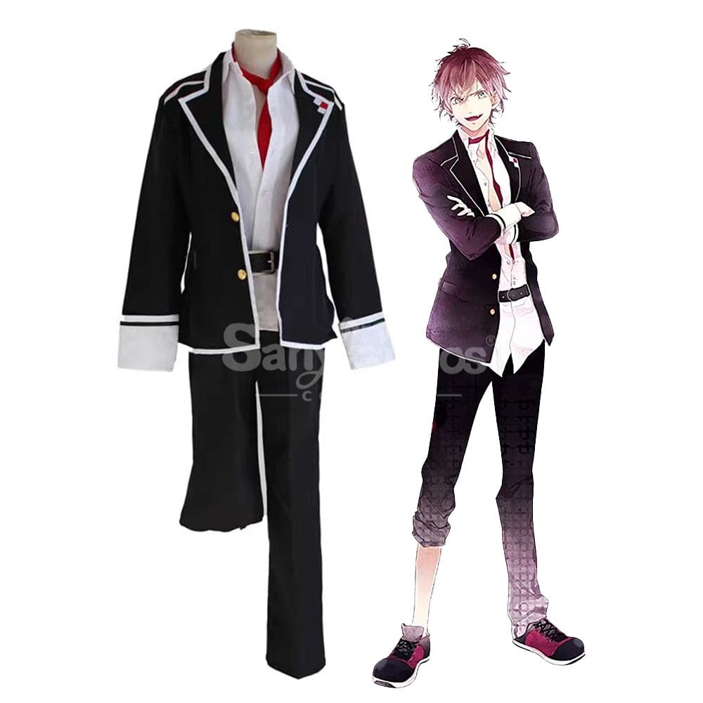 Anime Diabolik Lovers Cosplay Sakamaki Ayato Costume Plus Size Male / Xs Costumes