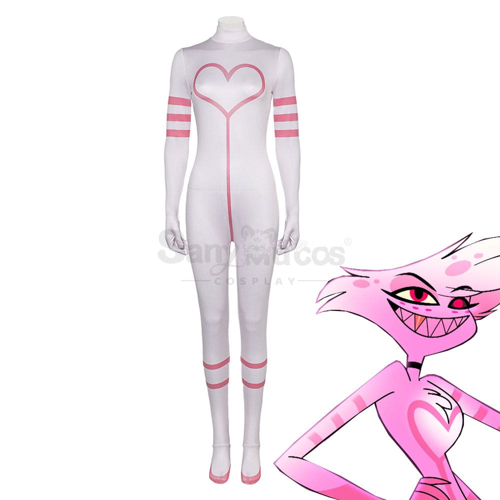 Anime Hazbin Hotel Cosplay Addict Angel Dust Costume Costumes