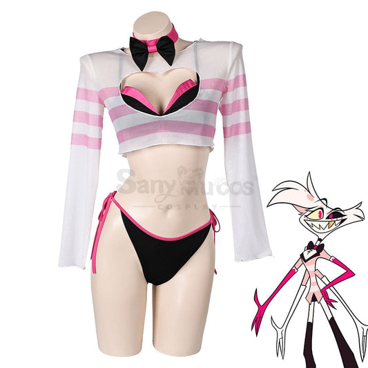 Anime Hazbin Hotel Cosplay Angel Dust Bikini Swimsuit Costume Costumes 1000