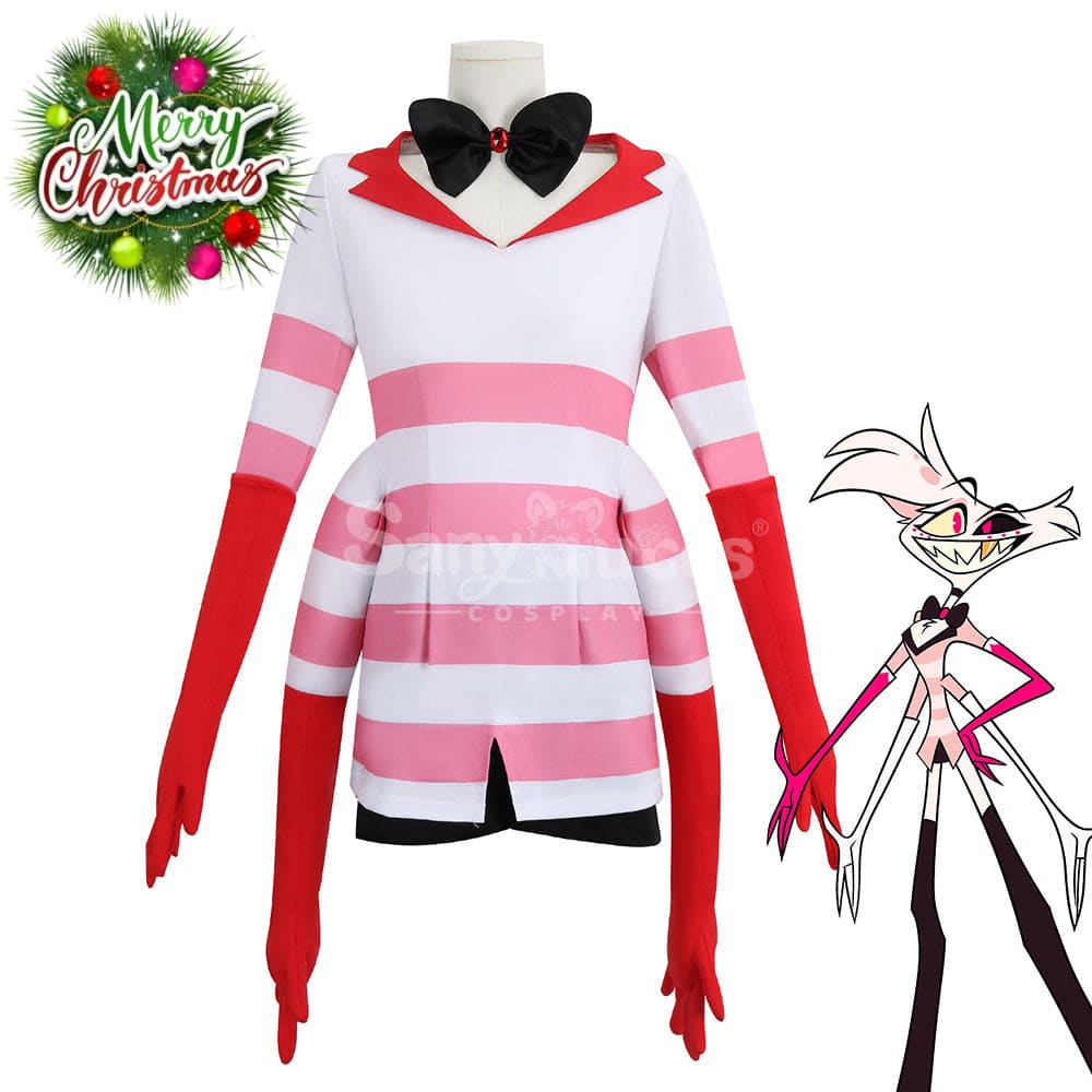 Anime Hazbin Hotel Cosplay Angel Dust Costume Costumes