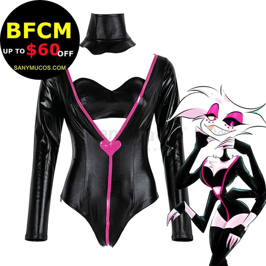 Anime Hazbin Hotel Cosplay Angel Dust Costume Costumes 1000