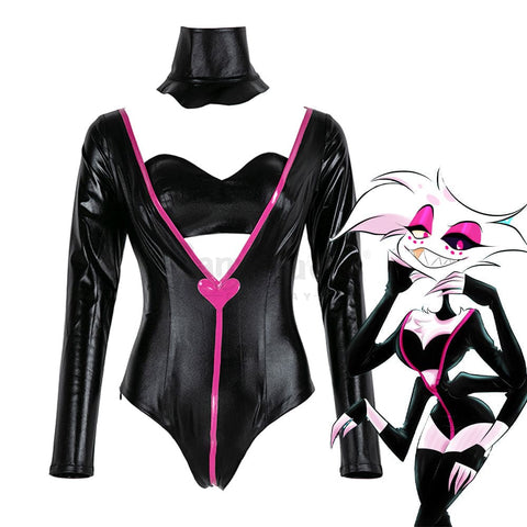 Anime Hazbin Hotel Cosplay Angel Dust Costume Costumes