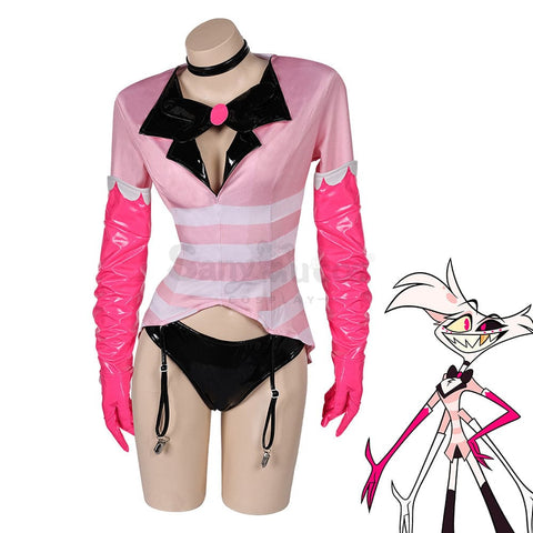 Anime Hazbin Hotel Cosplay Angel Dust Sexy Costume Costumes