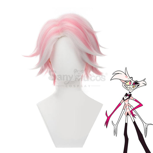 Anime Hazbin Hotel Cosplay Angel Dust Wig Wigs 1000