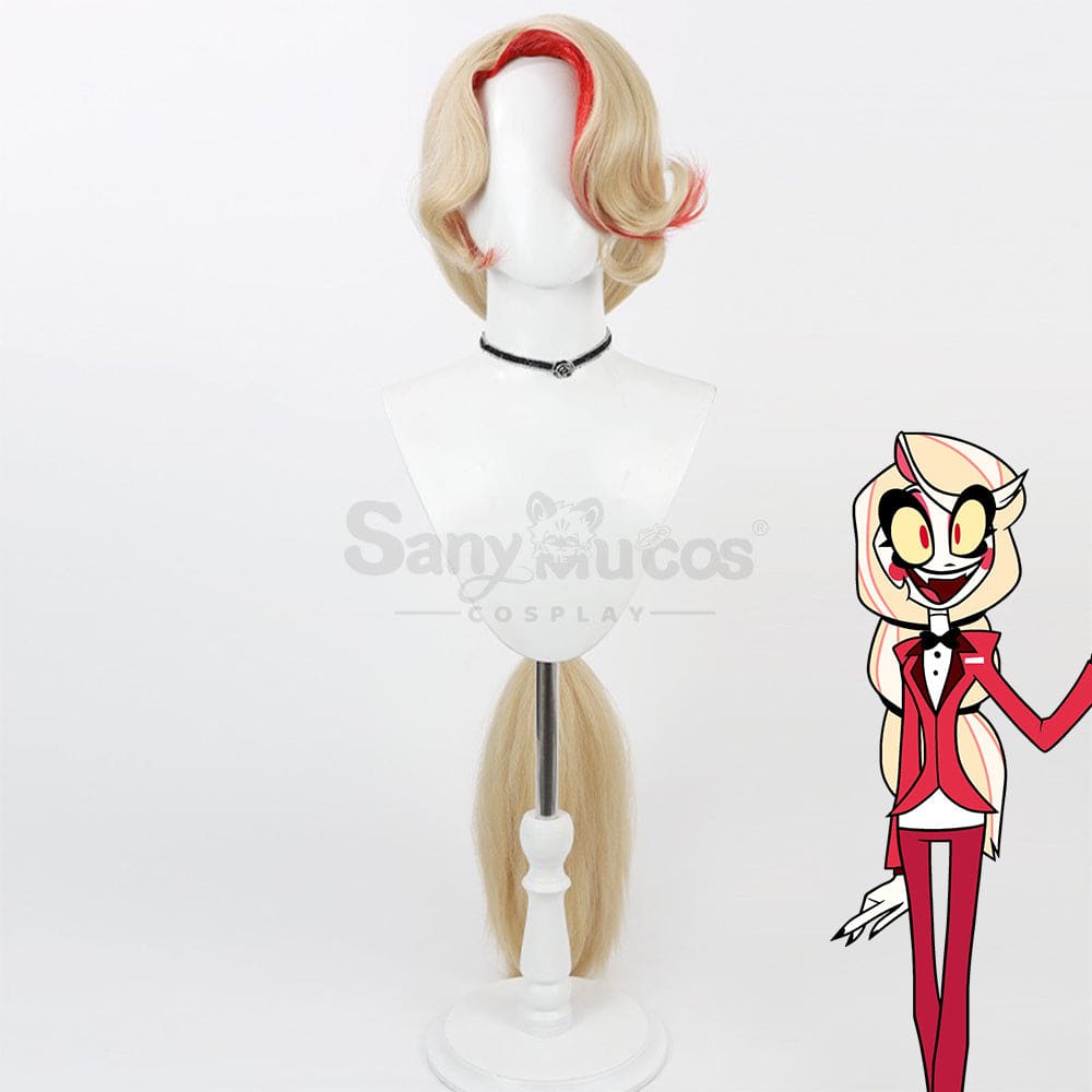 Anime Hazbin Hotel Cosplay Charlie Wig Customize Wigs