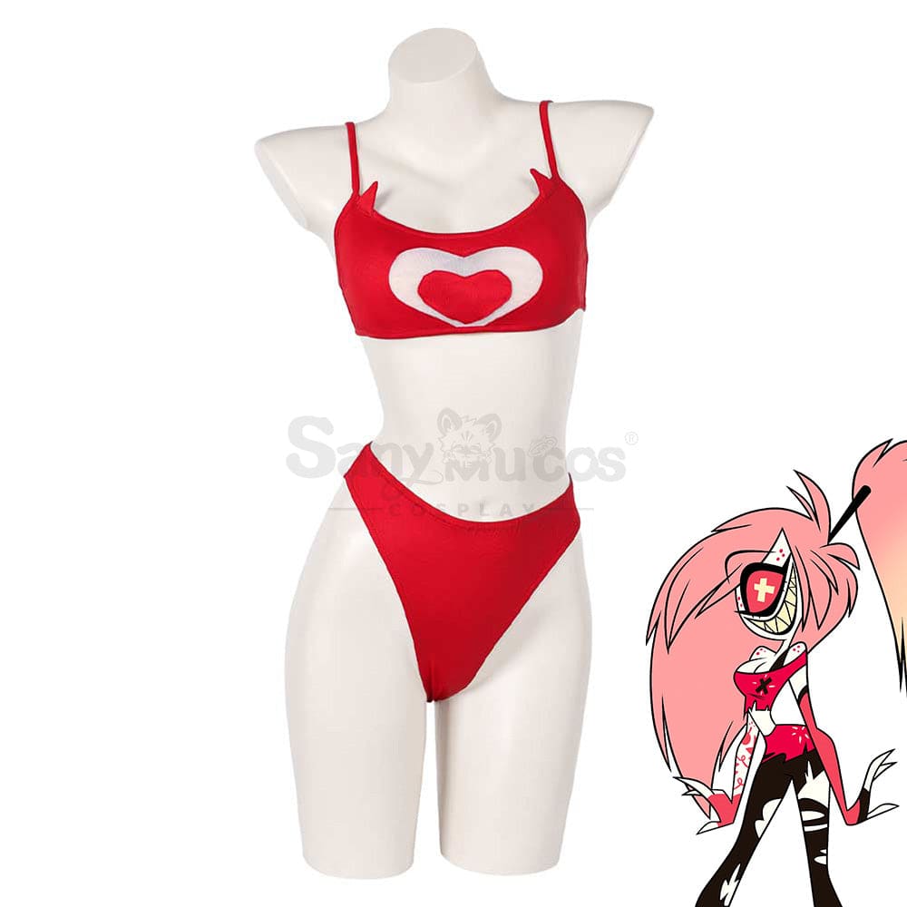 Anime Hazbin Hotel Cosplay Cherri Bomb Bikini Swimsuit Costume Costumes