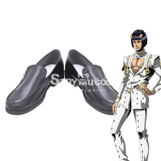 Anime Jojo’s Bizarre Adventure Cosplay Bruno Buccellati Shoes Boots 1000