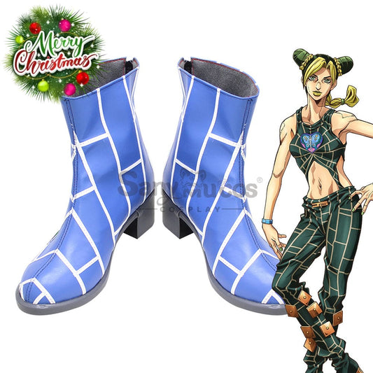 Anime Jojo’s Bizarre Adventure Cosplay Jolyne Cujoh Shoes Boots 1000