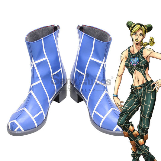 Anime Jojo’s Bizarre Adventure Cosplay Jolyne Cujoh Shoes Boots 1000