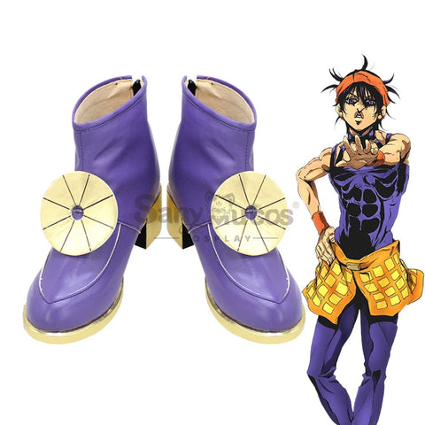 Anime Jojo’s Bizarre Adventure Cosplay Narancia Ghirga Shoes Boots