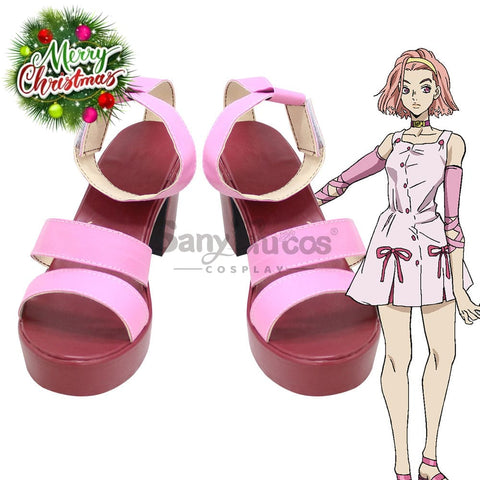 Anime Jojo’s Bizarre Adventure Cosplay Sugimoto Reimi Shoes Boots