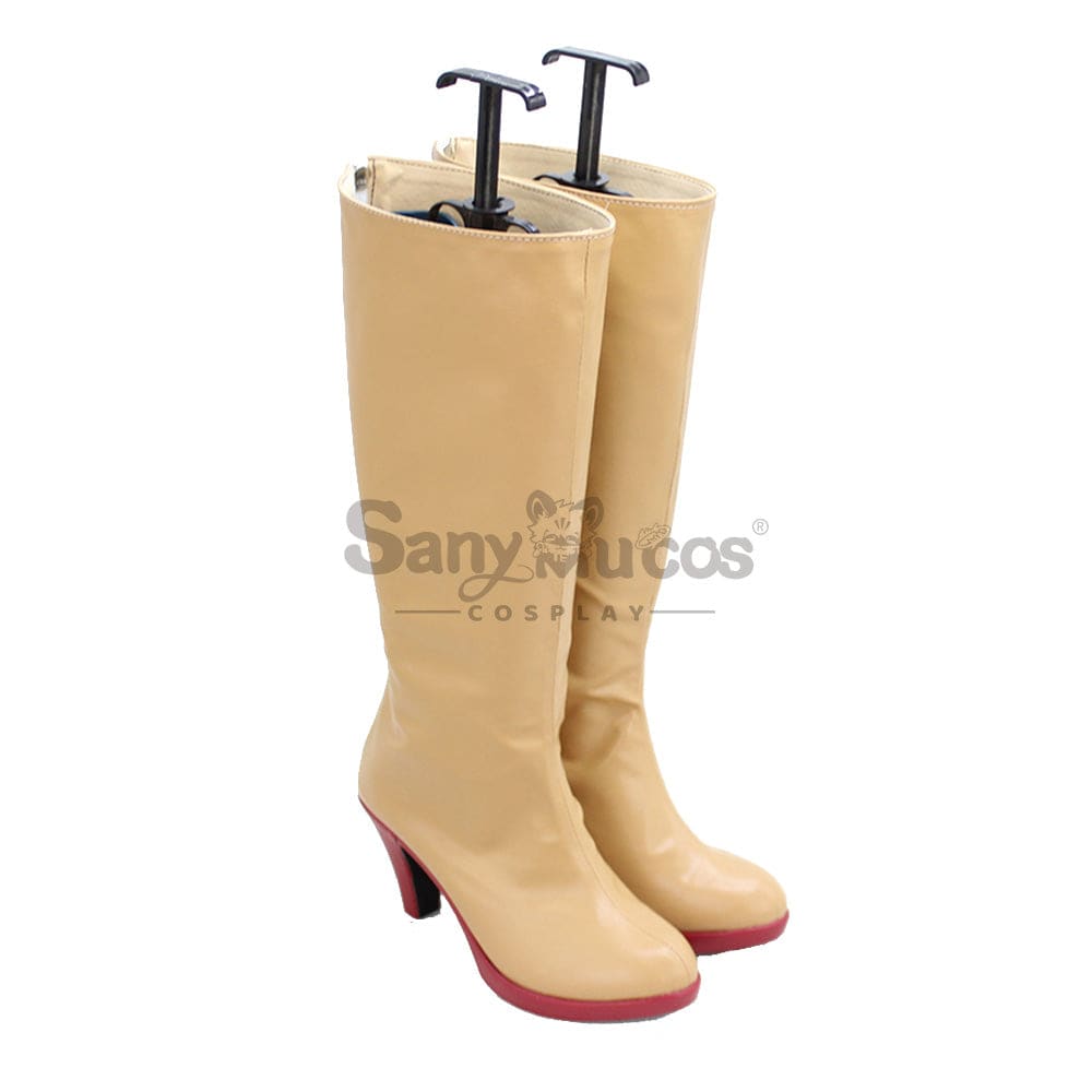 Anime Jojo’s Bizarre Adventure Cosplay Trish Una Shoes Boots