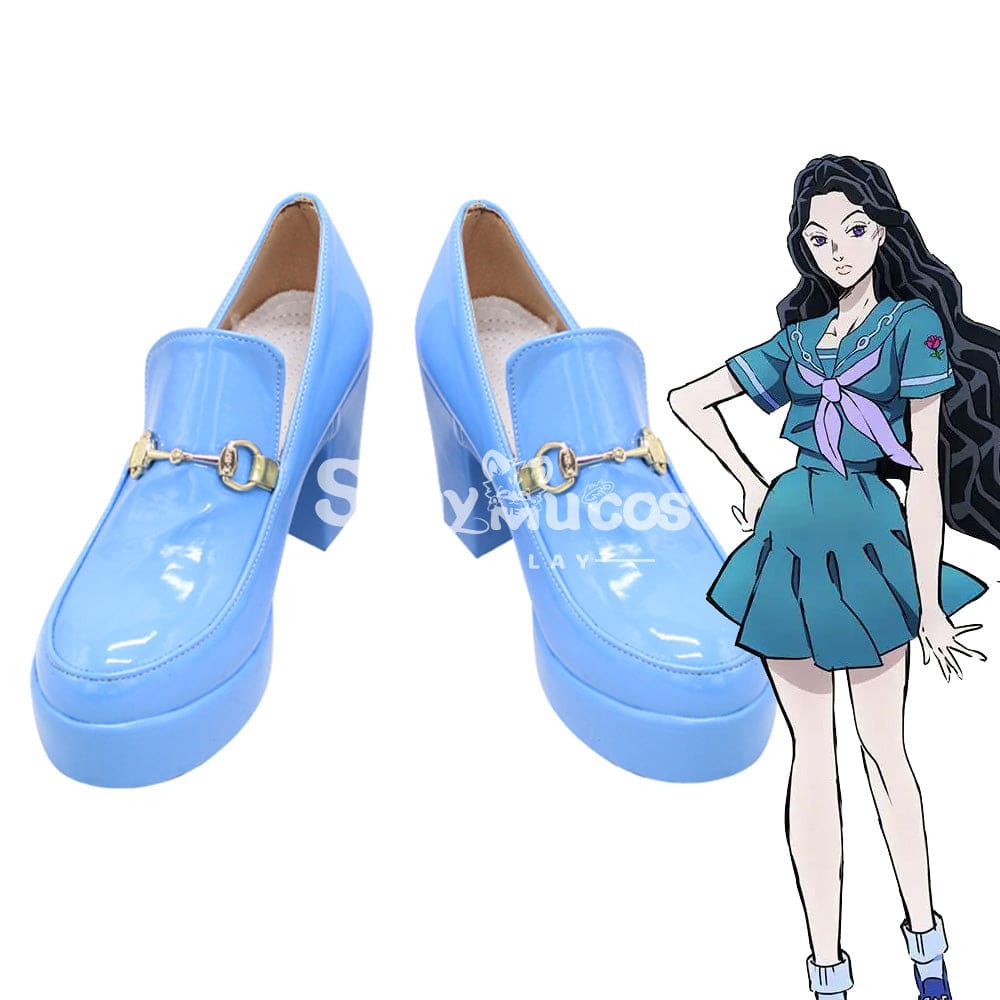 Anime Jojo’s Bizarre Adventure Cosplay Yamagishi Yukako Shoes Boots