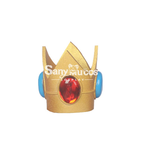 Anime Movie The Super Mario Bros. Cosplay Princess Peach Pink Crown Prop