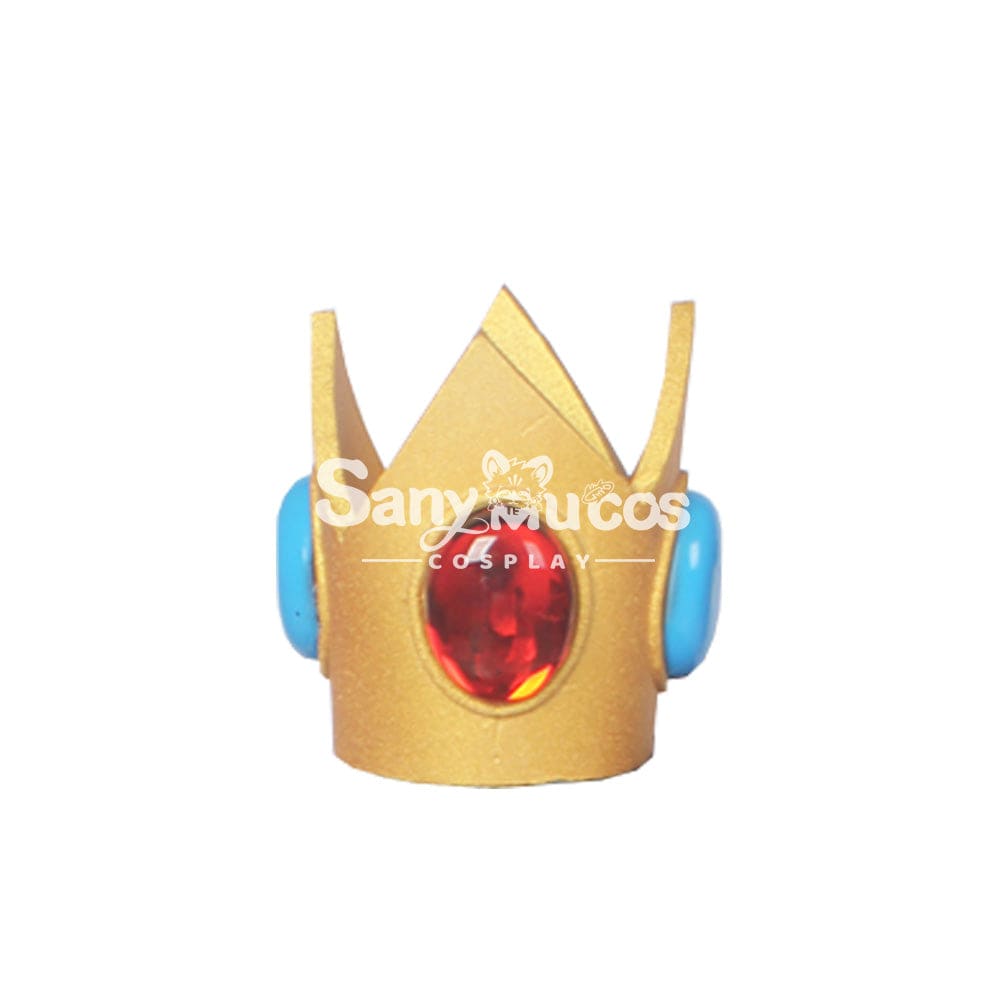 Anime Movie The Super Mario Bros. Cosplay Princess Peach Pink Crown Prop