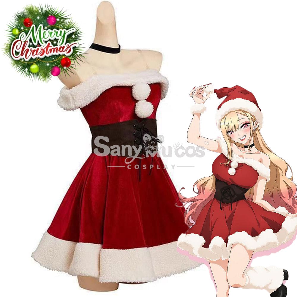 【In Stock】Anime My Dress Up Darling Christmas Cosplayy Kitagawa Marin Cosplay Costume Costumes