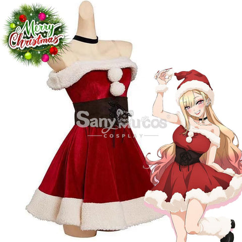 【In Stock】Anime My Dress Up Darling Christmas Cosplayy Kitagawa Marin Cosplay Costume Costumes