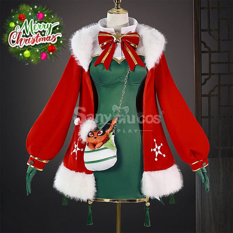 【Pre-Sale】Anime Naruto Cosplay Uzumaki Kushina Christmas Costume Style One / Xs Costumes