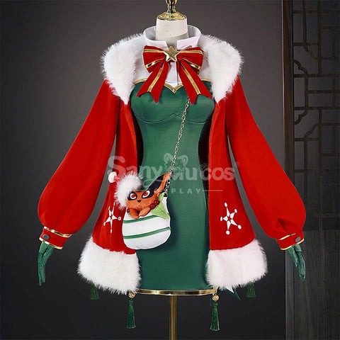 【Pre-Sale】Anime Naruto Cosplay Uzumaki Kushina Christmas Costume Style One / Xs Costumes