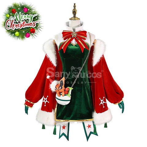 【Pre-Sale】Anime Naruto Cosplay Uzumaki Kushina Christmas Costume Style Two / Xs Costumes