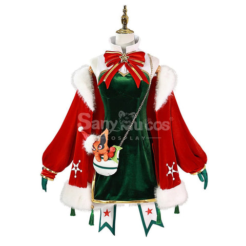 【Pre-Sale】Anime Naruto Cosplay Uzumaki Kushina Christmas Costume Style Two / Xs Costumes