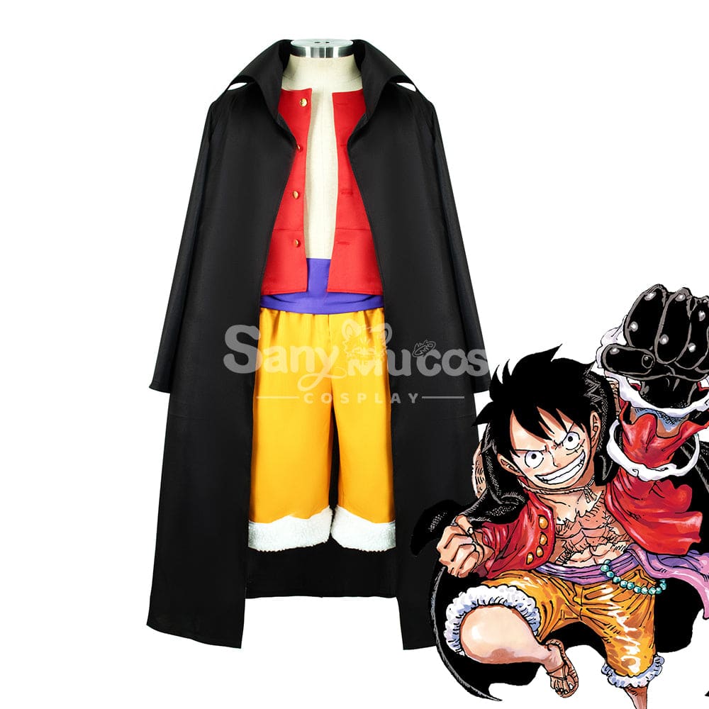Anime One Piece Cosplay Luffy Wano Country Costume Costumes