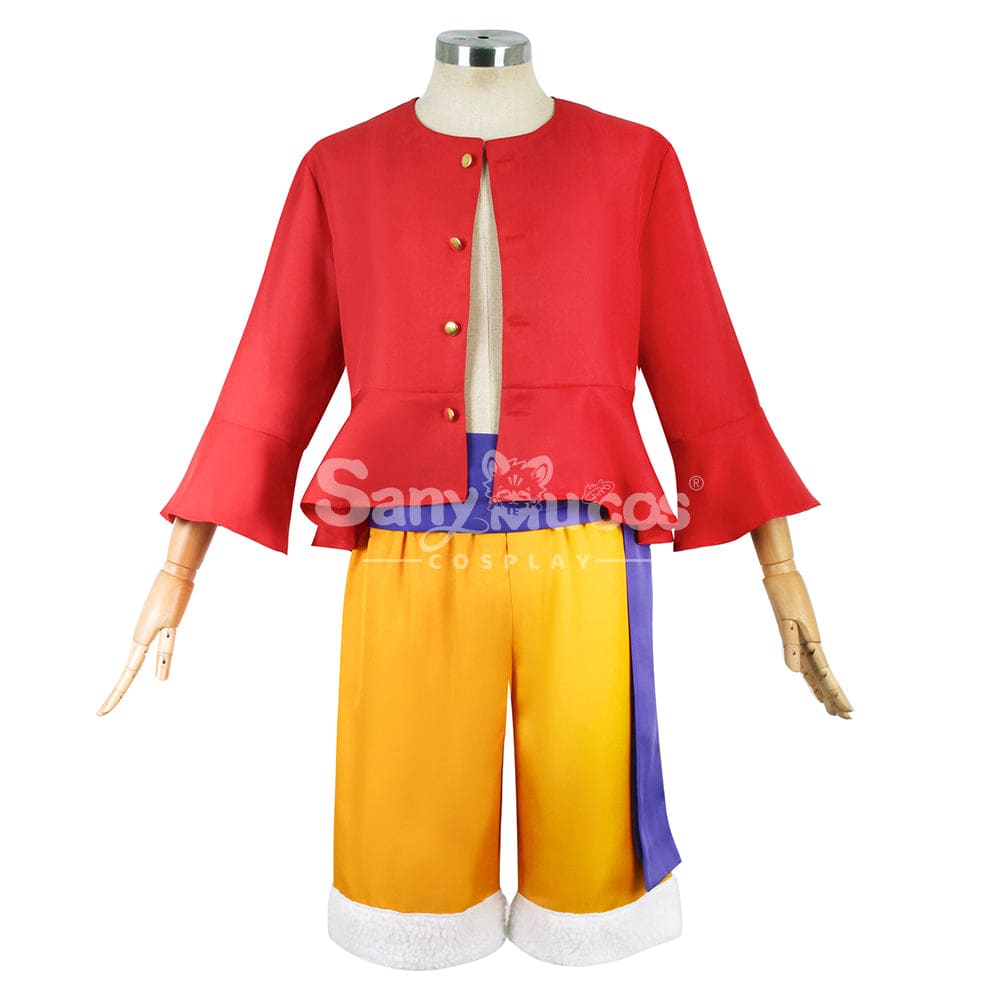 Anime One Piece Cosplay Luffy Wano Country Costume Costumes