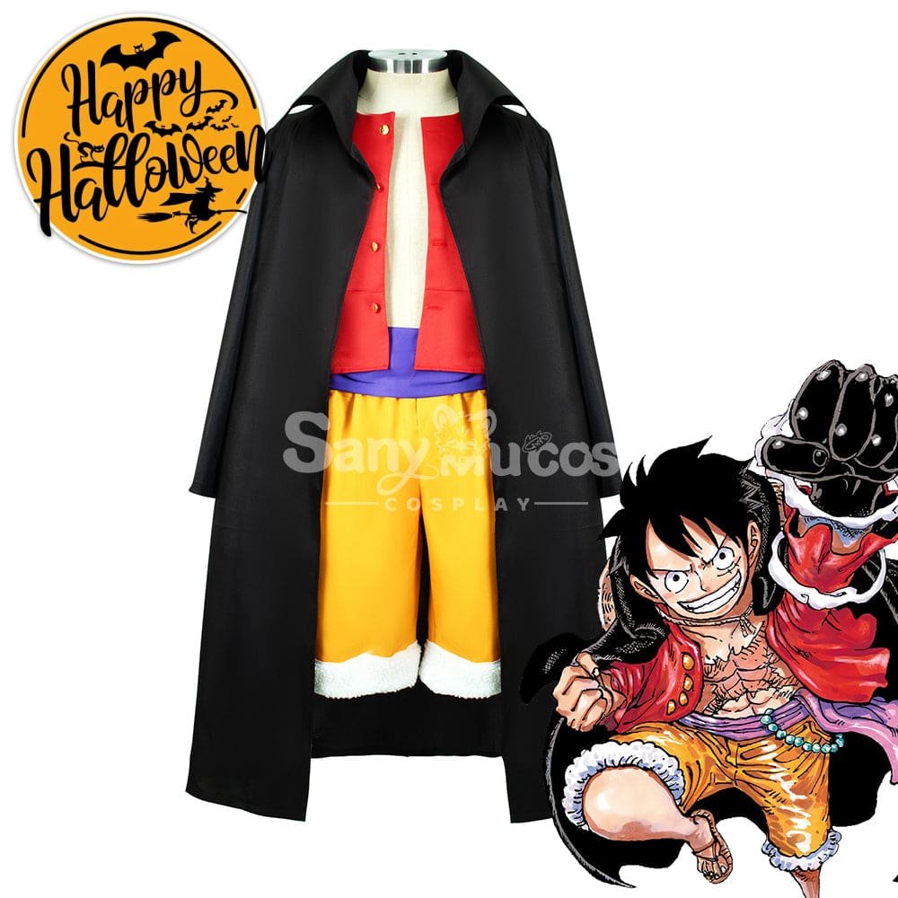 Anime One Piece Cosplay Luffy Wano Country Costume Costumes