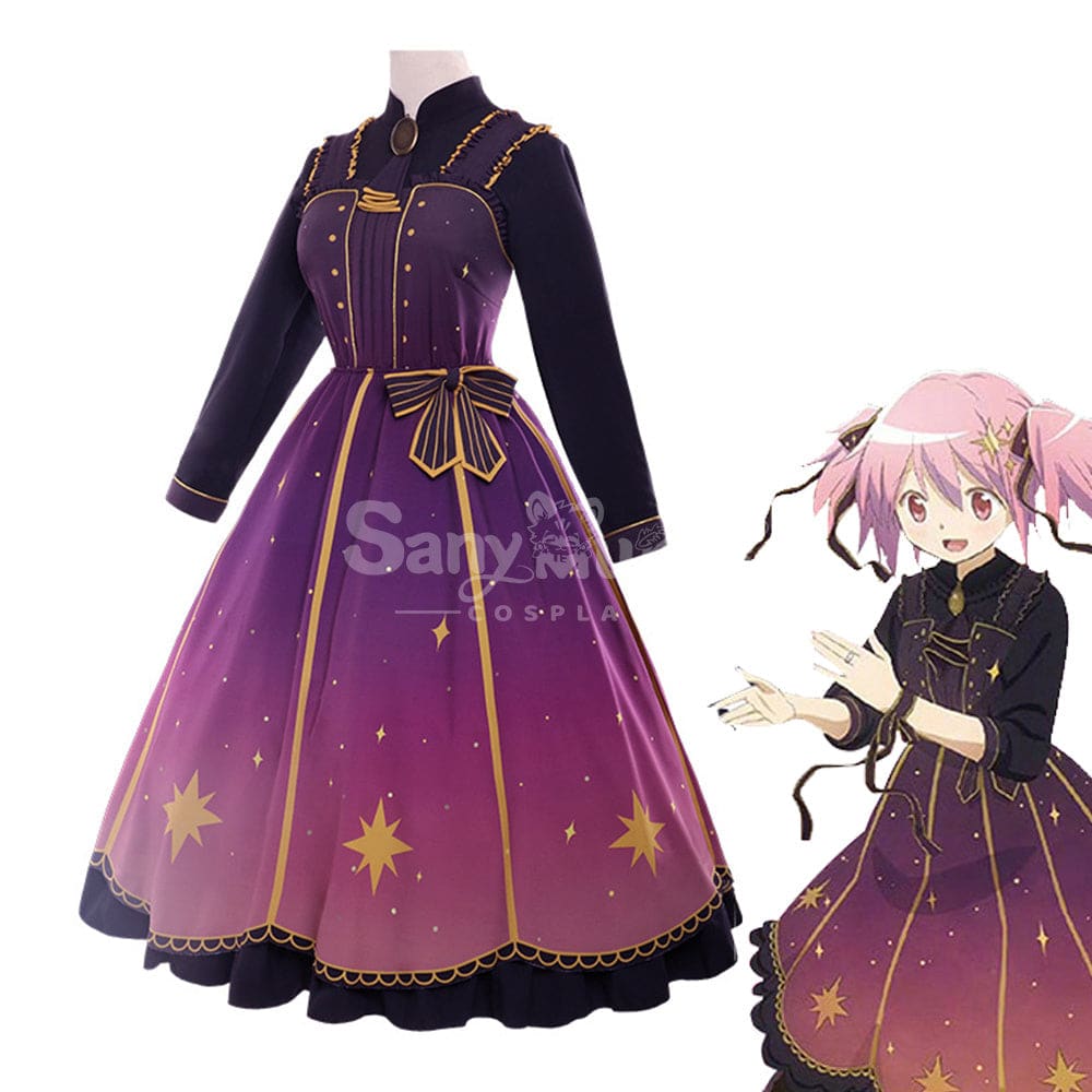 Anime Puella Magi Madoka Magica Cosplay Kaname Dress Costume Costumes